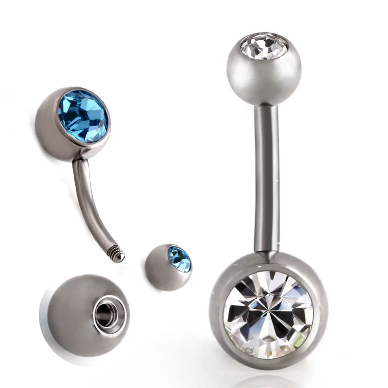 1 шт. серьги гвоздики для пупка с цирконом|navel piercing|navel pierced earringpiercing earrings |