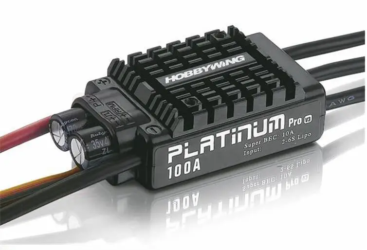 Оригинальный Платиновый контроллер скорости HOBBYWING ESC:130A 120A 80A V4 60A 160A 200A 50A 100A