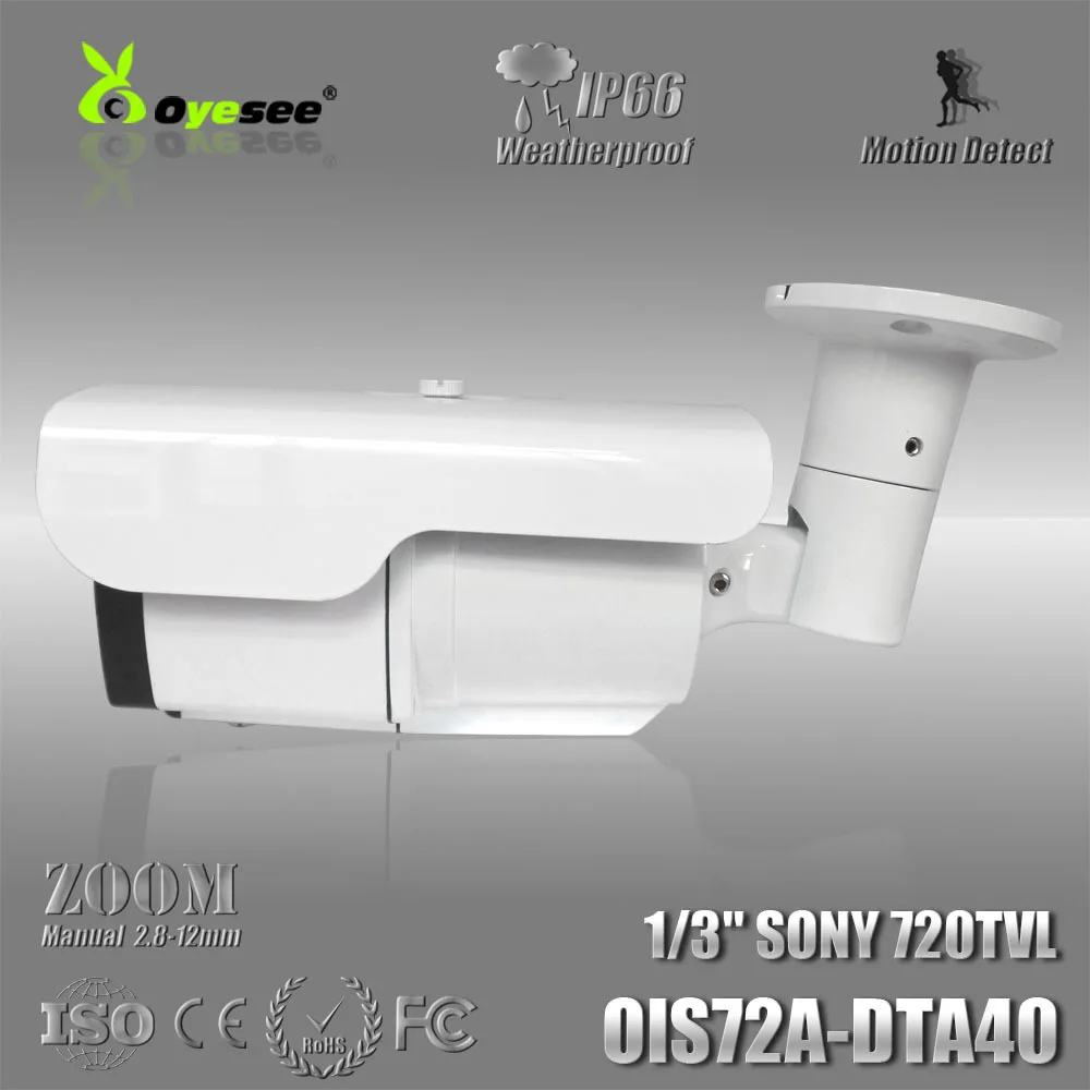 OIS72A-DTA40 720TVL Effio-CCD 2.8-12 мм Ручной Зум Объектива ИК-Камеры Всепогодный CCTV