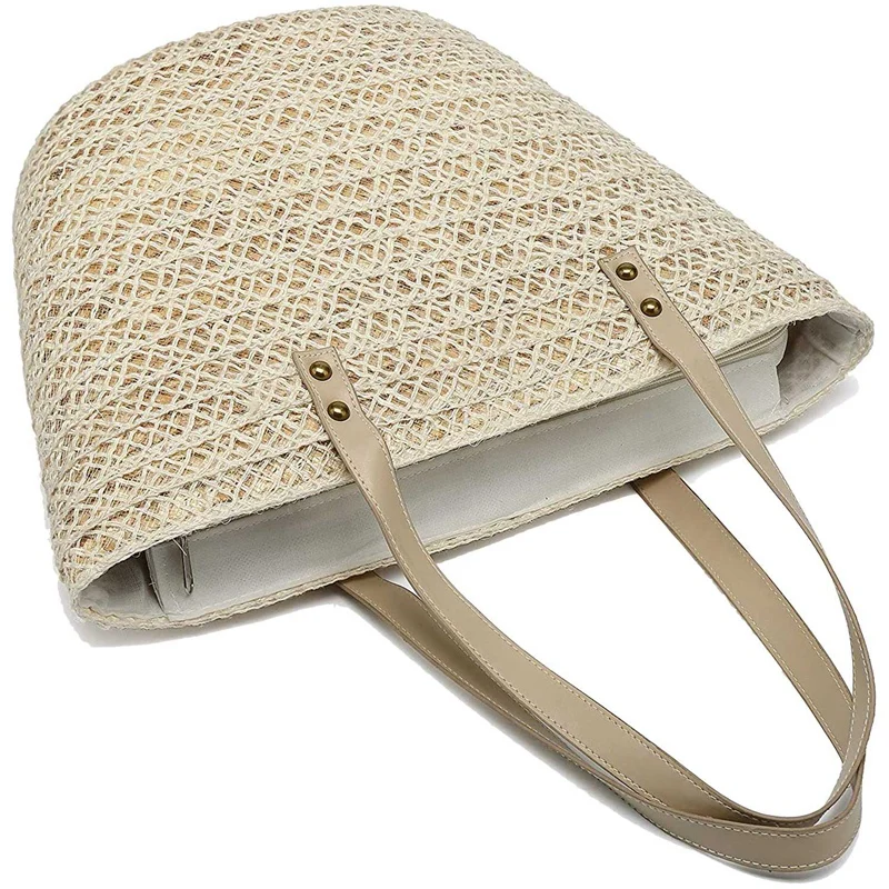 Соломенные сумки для женщин пляжные плетеные соломенные кошельки на плечо