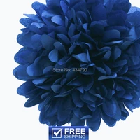 20pcs 1435cm tissue paper flower balls navy nursery new year birthday party decor hanging pom poms cheap choose your colors