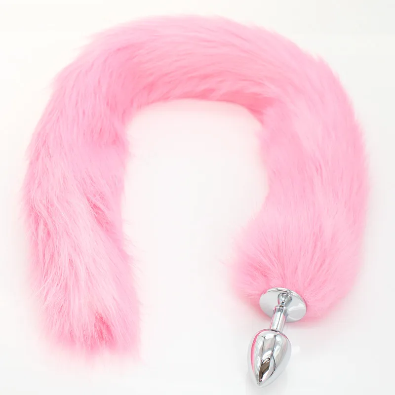 5 Colors Metal Anal Plug Lovely Fox Tail Erotic Anus Toys Butt Sex for Woman Men Gay Sexy Adult Cosplay | Красота и здоровье