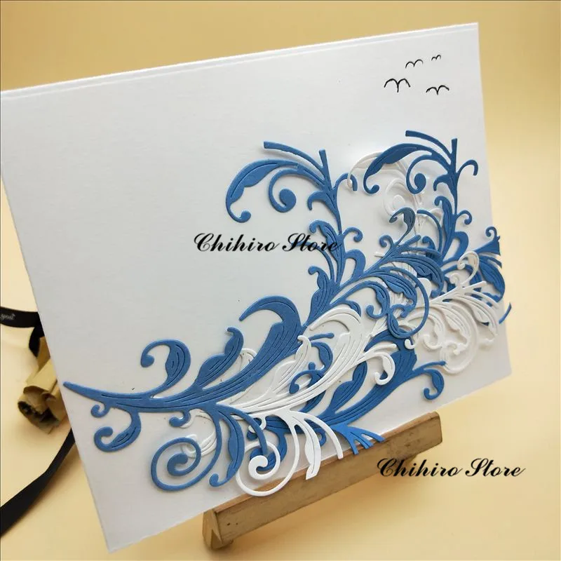 3D формы трафарет металлические Вырубные штампы новая бумажная карточка