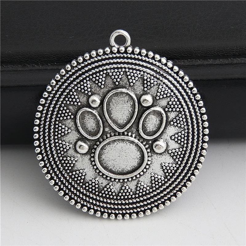 Большие круглые подвески для женщин 3 шт. серебряного цвета ювелирные изделия