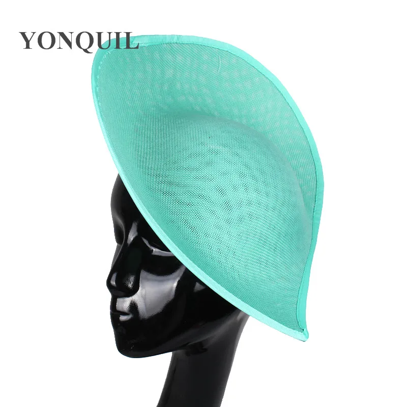 30CM Emerald Green Big Imitation Sinamay Fascinator Bases For Women Wedding Millinery Hats Hair Accessories 5Pcs/Lot SYB05 |