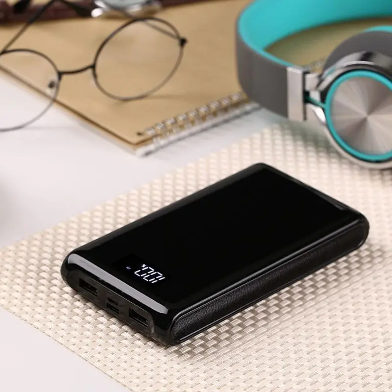 Двойной выход USB 6x18650 аккумулятор DIY Power Bank Box чехол держатель для мобильный