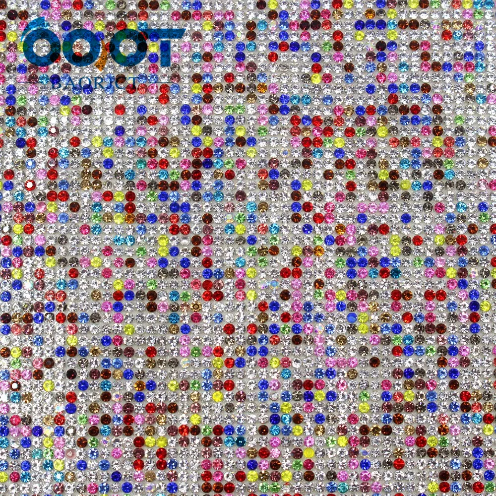 OOOT BAORJCT I-19516-1208, размер 40 см* 24 см, 1 шт., многоцветный горячий сверлильный Блестящий Блестки, DIY головной убор, украшение для свадебной вечеринки