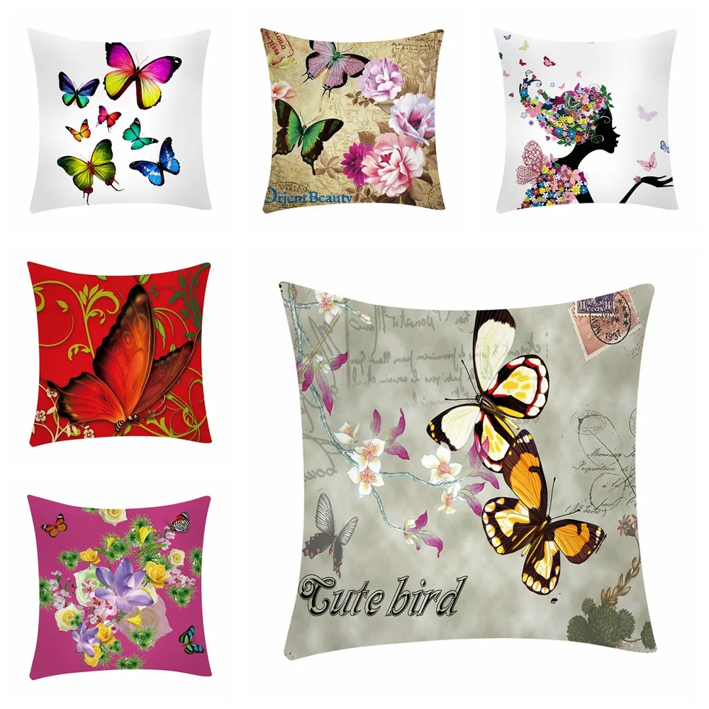 Наволочки с принтом наволочки для подушки из полиэстера чехлы дивана и