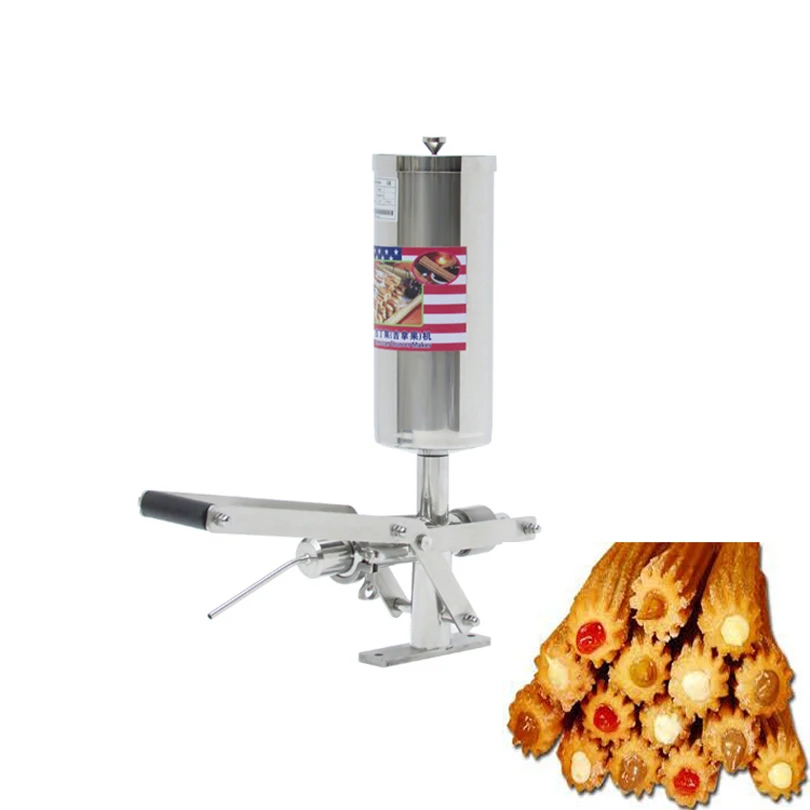 

1pc Commercial 5L Stainless Steel Latin Fruit Jishou Keda Fruit Cake Machine Puff Filling Machine Filling Machine Cream Machine