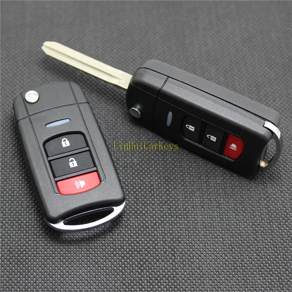 PINECONE Key Case for TOYOTA Car With Uncut Blade 3 Buttons Modified Remote Shell Cover 1 PC | Автомобили и мотоциклы