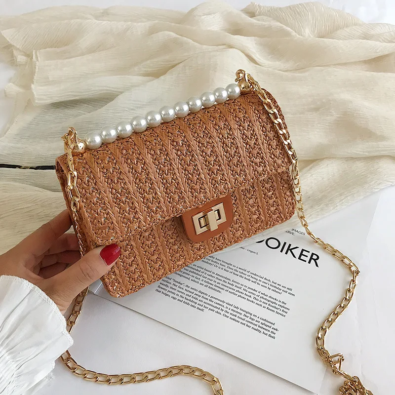 2019 INS Новая мода Пляжная сумка для отдыха плетеная Сумка из ротанга кожа