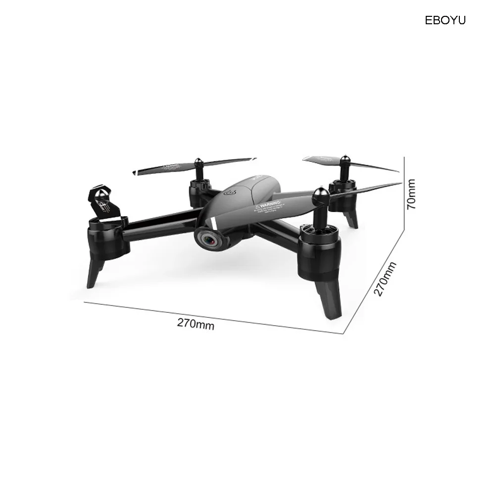 Дрон с дистанционным управлением EBOYU SG106 с камерой 4K HD WiFi FPV Follow Me Selfie Drone v-знак фотография оптический поток RC Квадрокоптер Дрон RTF