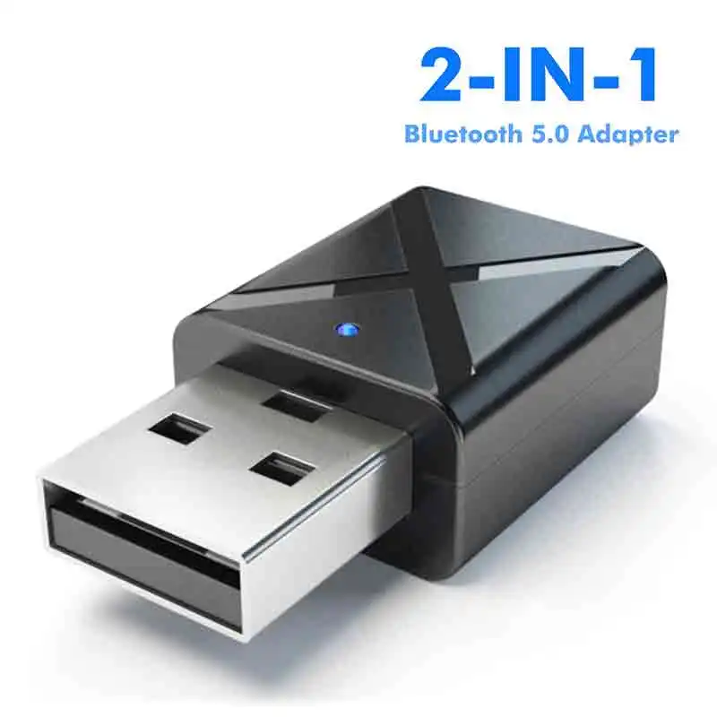 Белый Автомобильный Bluetooth 5,0 приемник, автомобильный комплект, стерео музыка, 3,5 мм, AUX аудио, беспроводной адаптер громкой связи для наушников, динамик стерео#2 - Название цвета: Белый