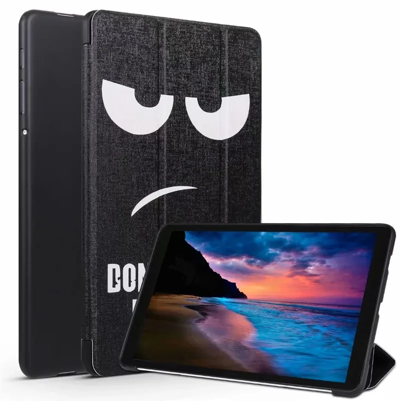 Kawaii Единорог панда для Samsung Galaxy Tab A 10,5 чехол тонкий складной чехол для планшета Tab A 10,5 T595 T590 SM-T590 SM-T595
