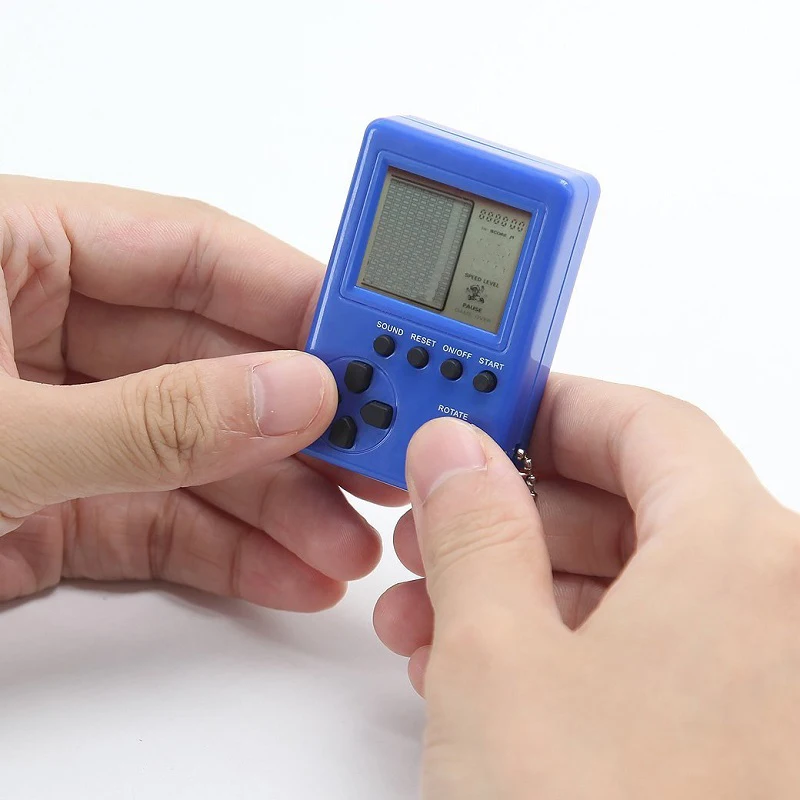 Брелок для ключей игровой консоли Tetris классические ностальгические