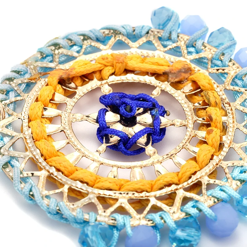 Женские серьги-подвески Junlead Разноцветные серьги ручной работы в стиле бохо