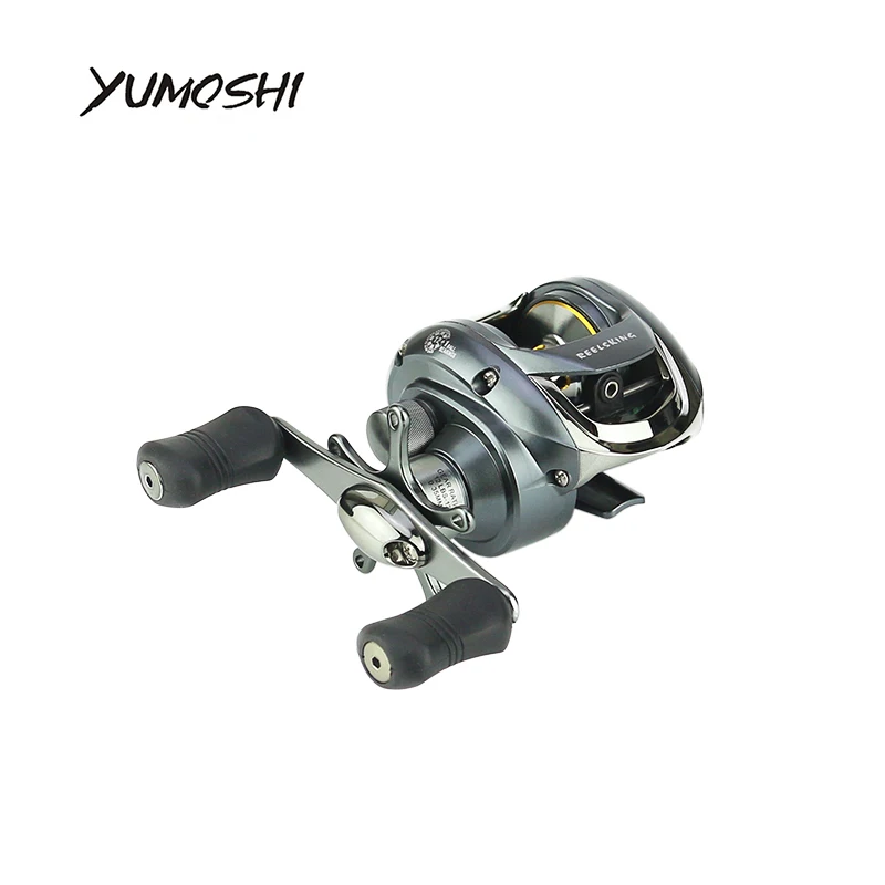 2017 YUMOSHI Новый правый или левый Baitcasting катушка 12 + 1BB 6 3: 1 Наживка литья Рыболовная