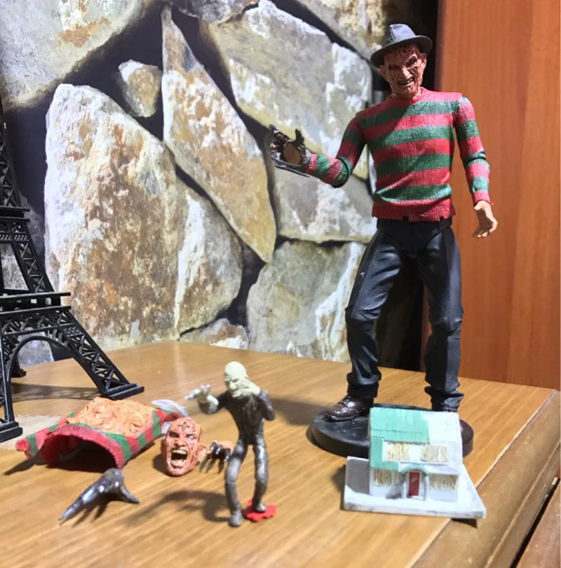 NECA Street Freddy Krueger кошмары Фредди экшн фигурка из ПВХ игрушка кукла подарок