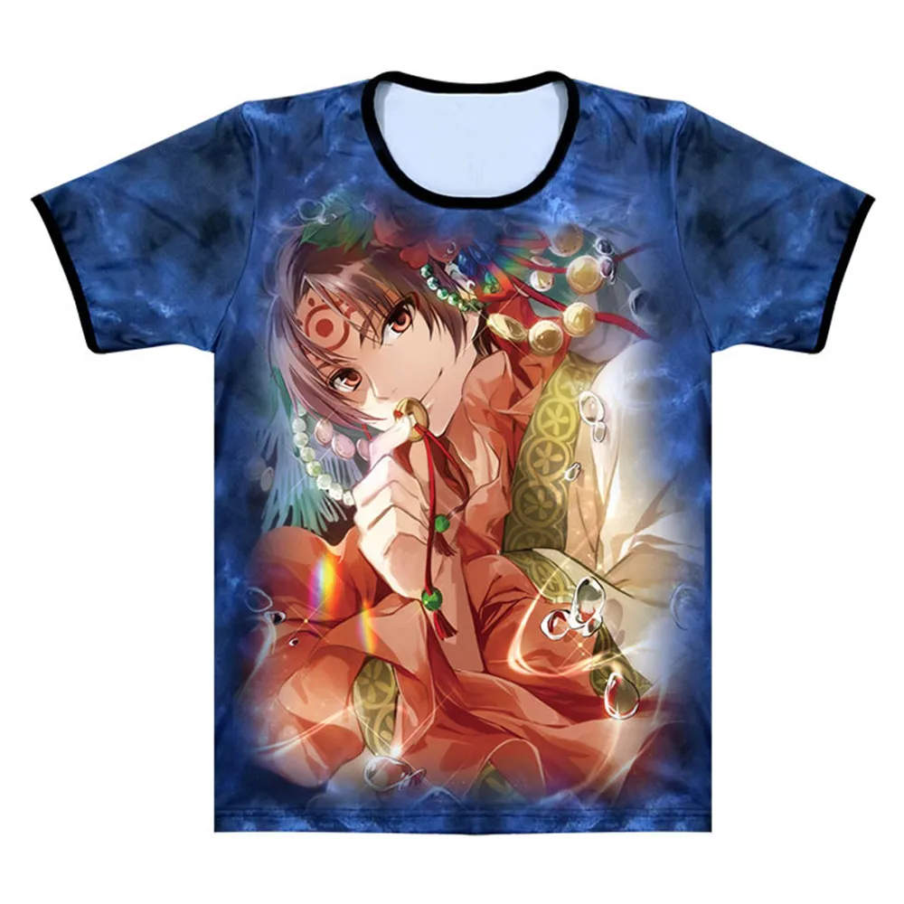 Косплей Аниме рубашка Hozuki's Coolheadedness футболки с коротким рукавом Hoozuki No Reitetsu Hozuki