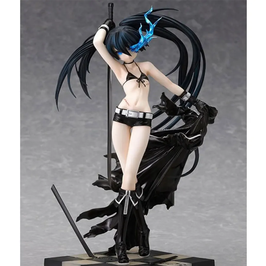 Японская аниме Черная Рок шутер 1/8 дюйма фигурка Хацунэ Мику кукла Figma ПВХ Модель