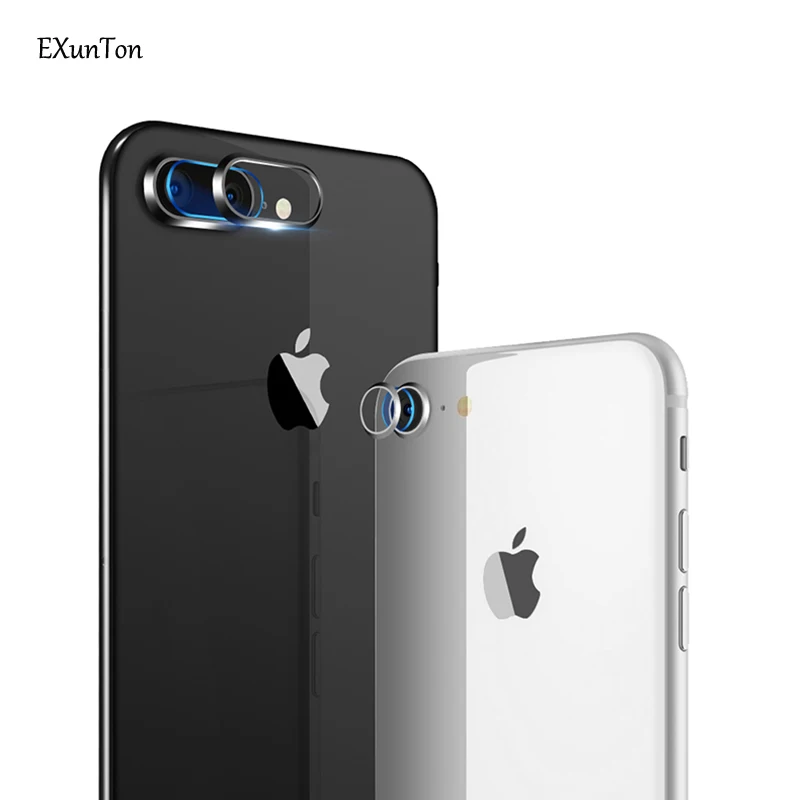 Чехол EXUNTON для Apple iphone 6 7 8 Plus с алюминиевым кольцом задней камеры защитный круг
