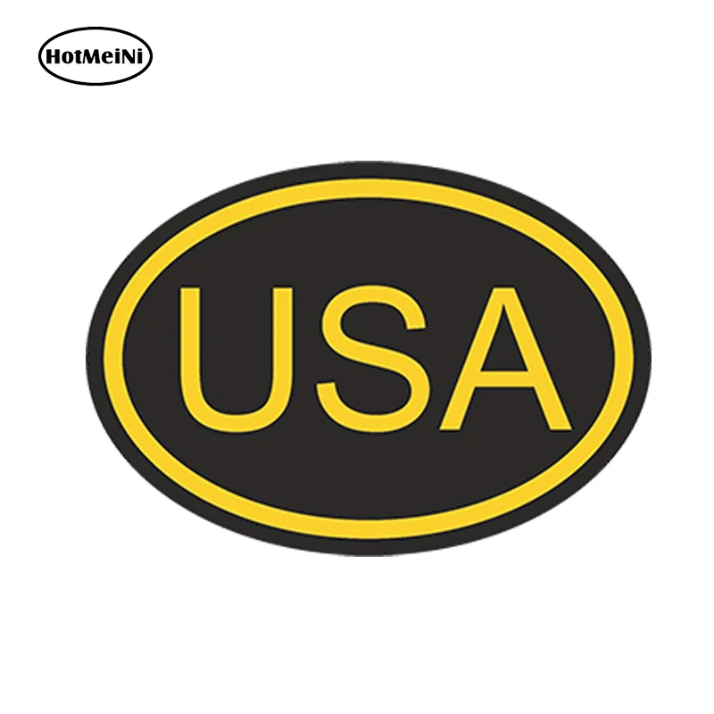 HotMeiNi автомобильный Стайлинг США овальная Автомобильная наклейка California Plate цвета