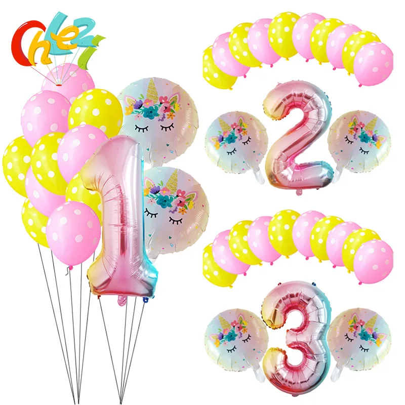 13 шт переливчатая Радуга цветные шары на день рождения градиентные единороги