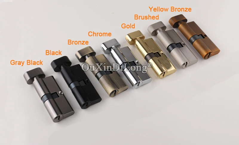 Новинка 1 шт. Европейский врезной латунный замок для двери цилиндр интерьера
