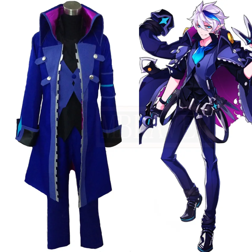 ELSWORD Dreadlord Lu Сиэль косплей костюм полный комплект изготовленный на заказ