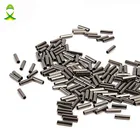 JSM 500 шт.лот, рыболовная леска, трубка с зажимом для проволоки, рыболовные снасти, медные обжимные рукава