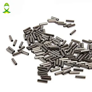 JSM 500 шт.лот, рыболовная леска, трубка с зажимом для проволоки, рыболовные снасти, медные обжимные рукава