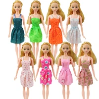 10 pcs mix sorts beautiful handmade party dress fashion clothes best gift kids toys for barbie doll accessories