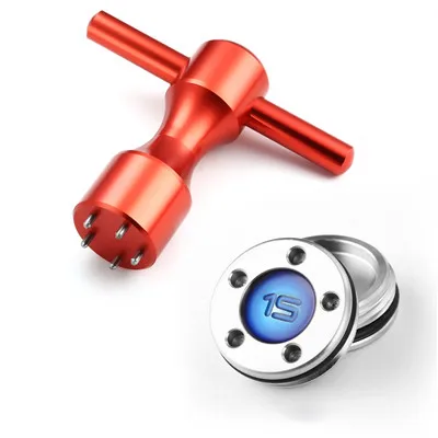 2X 15g and wrench Пара 10 г 15 г 20 г 25 г 30 г 35 г 40 г на заказ синий вес+ красный гаечный ключ для Titleist Скотти Камерон Putters - Цвет: 2X 15g and wrench