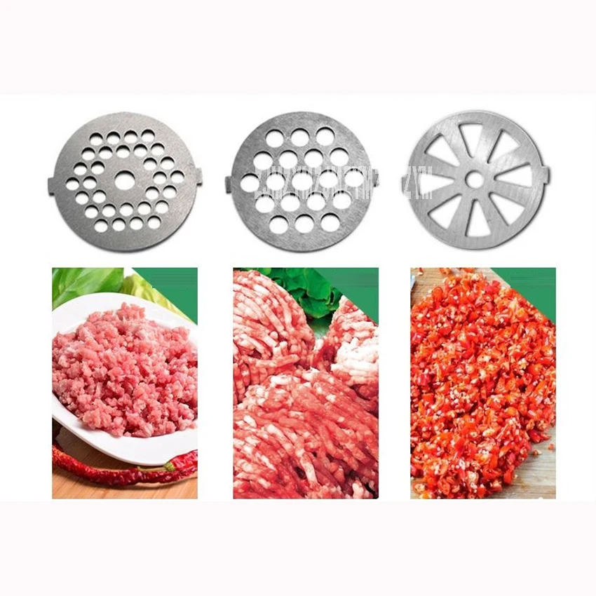 

JJ-220 220V/50Hz Household Stainless Steel Multifunction Manual Electric Grinder Mincer 450-1250 W 1000G Grinders Red Black