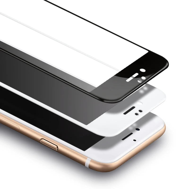 Full Screen Protection Tempered Glass 9H For iPhone 5 6 7 Plus Protector Film On The 5C 5S SE 6s | Мобильные телефоны и