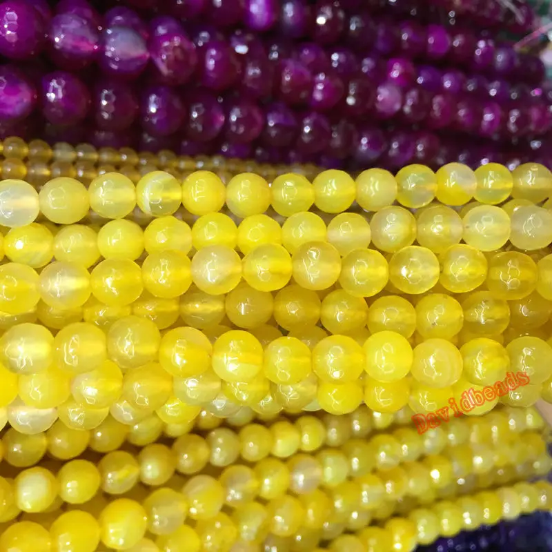 Натуральный граненый камень в полоску: агат турмалин цветные круглые свободные