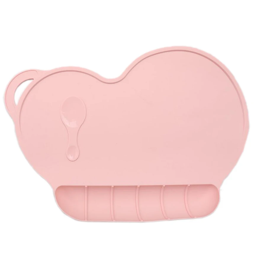 Детская силиконовая Тарелка на присоске нескользящая детская подставка