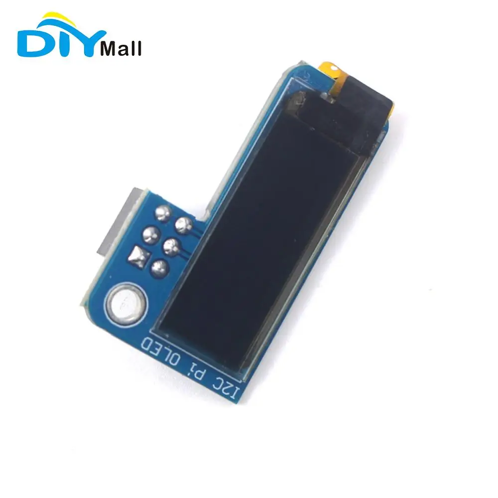 DIYmall PiOLED I2C 0 91 дюймов OLED 128x32 SSD1306 синий для RPI Raspberry Pi 1 B + 2 3 и Zero|Модули умного дома| |