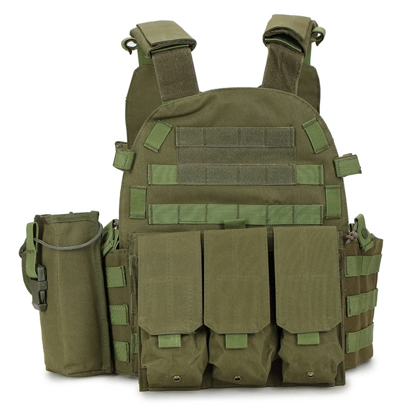 green Военный тактический жилет Wargame Body Armor спортивная одежда Molle штурмовой страйкбол Пейнтбол тактический жилет - Цвет: green
