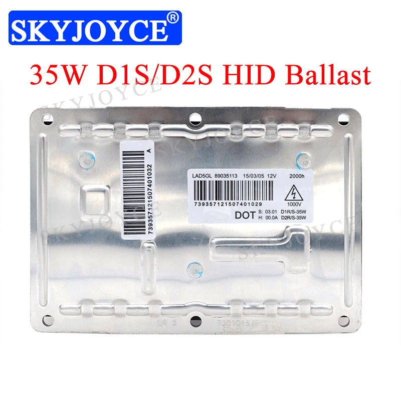 SKYJOYCE Новый OEM LAD5GL 4Pin 12В 35 Вт D1S D1R D2S HID балласт воспламенитель 89035113 для A4 S4 S80 S60 XC90