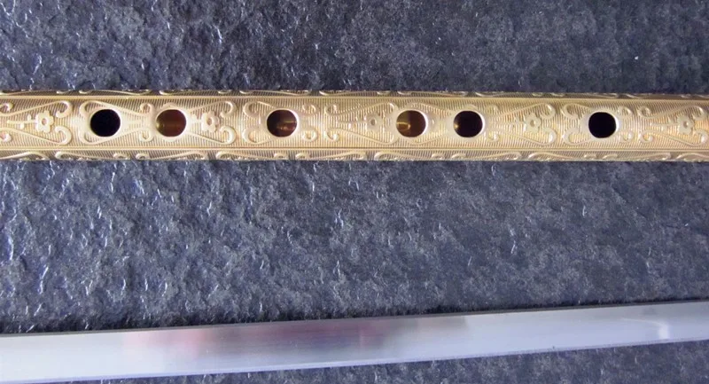 Флейта из латуни C Ключ+ меч Тай Чи Бодибилдинг Flauta xiaoreverse Flutemusical инструменты Профессиональное оружие самообороны
