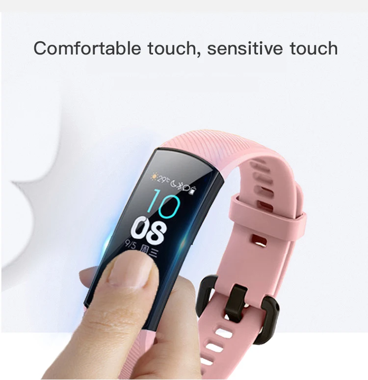 Анти-шок 9D Мягкий ТПУ HD ультра прозрачная защитная пленка для huawei Honor Band 4 Band 4 умный Браслет полная защитная крышка для экрана