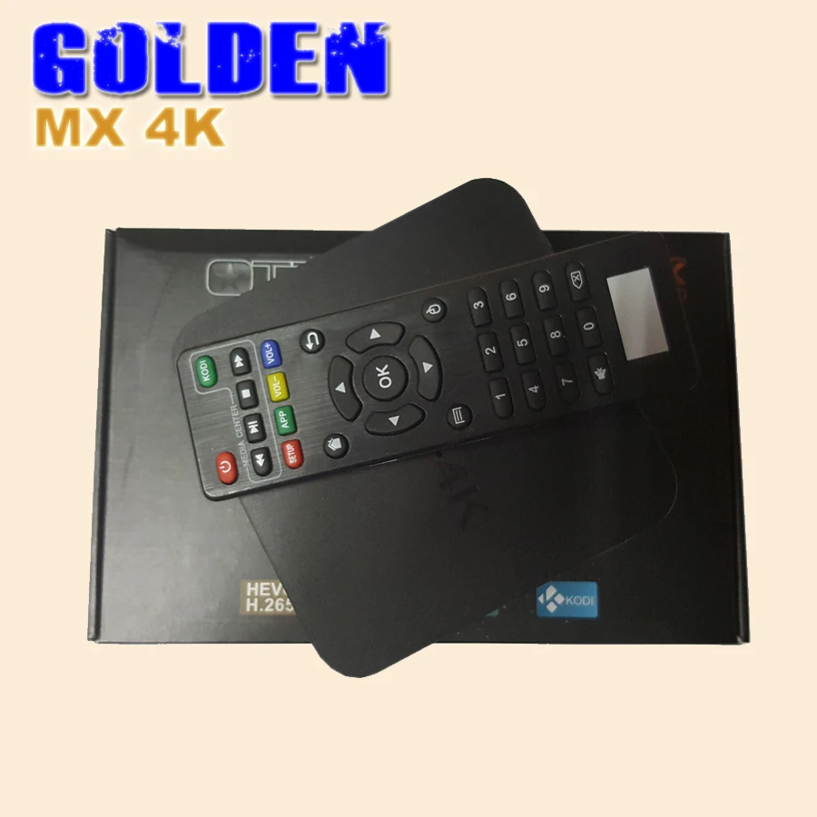 1 шт. оригинальный MX 4K RK3229 Смарт ТВ коробка Android 4 1G/8G H.264/H.265 10 бит WIFI LAN 16 0 HD DLNA AirPlay