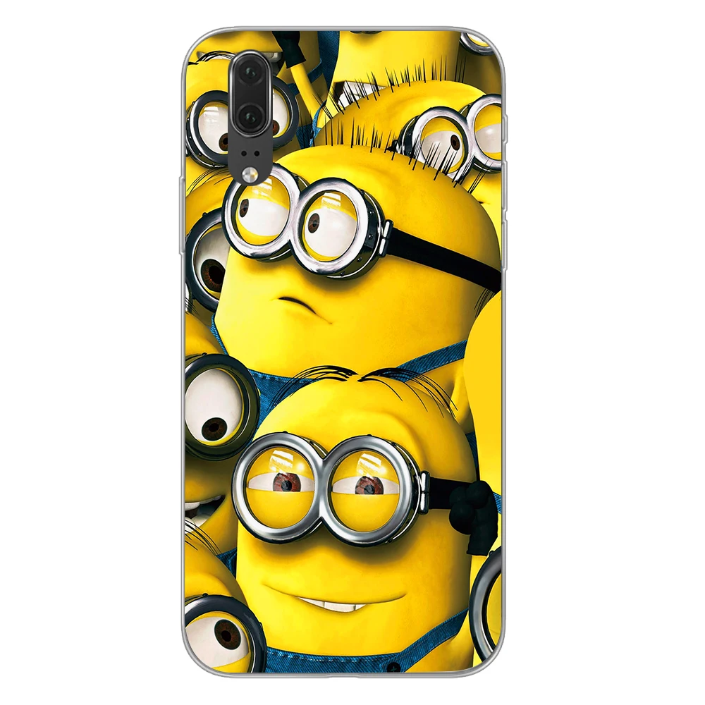 10 С милыми миньонами из мультфильма чехол для телефона для huawei P30 P20 P10 Коврики 10 20 Pro Lite чехол - Цвет: 10