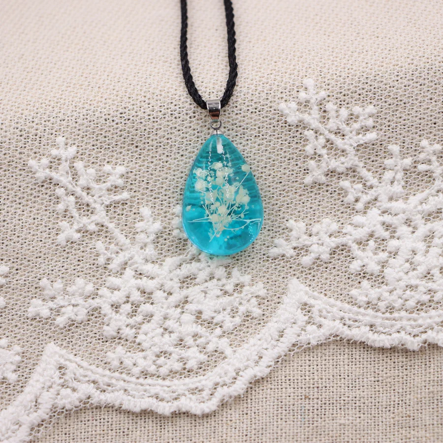 Женское Ожерелье Mori 7 цветов ручная работа оригинальные серебристые высушенные