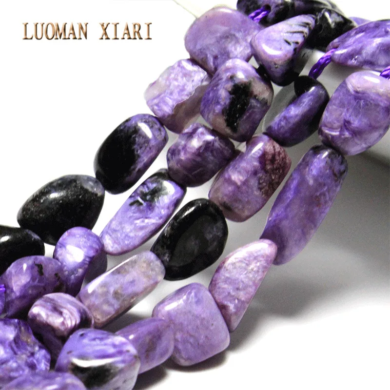 Бусины Из Натурального фиолетового камня 6 9 мм 15 дюймов|purple stone beads|stone beadsbeads for jewelry