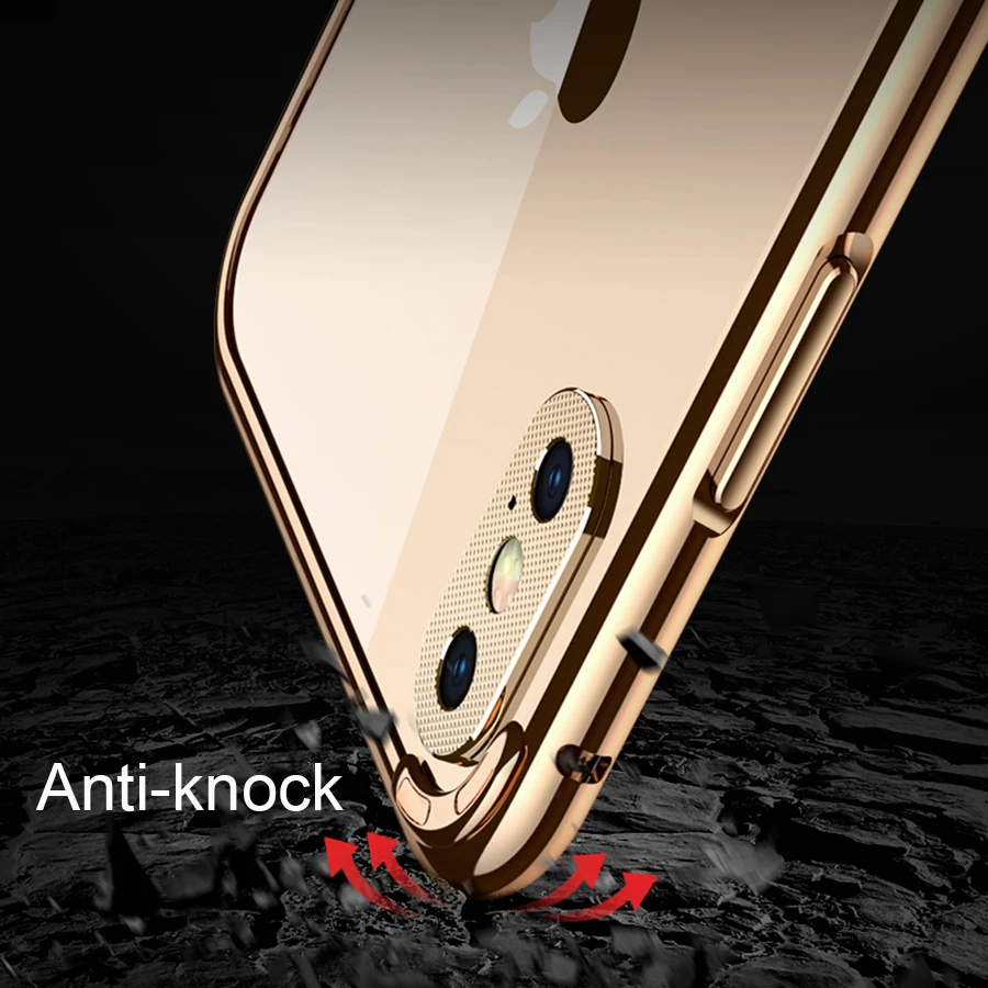 Чехол для iPhone X XS Max XR 7 8 6 6S Plus чехол Алюминиевый металлический объектив камеры телефона защитное кольцо и бампер противоударный чехол s