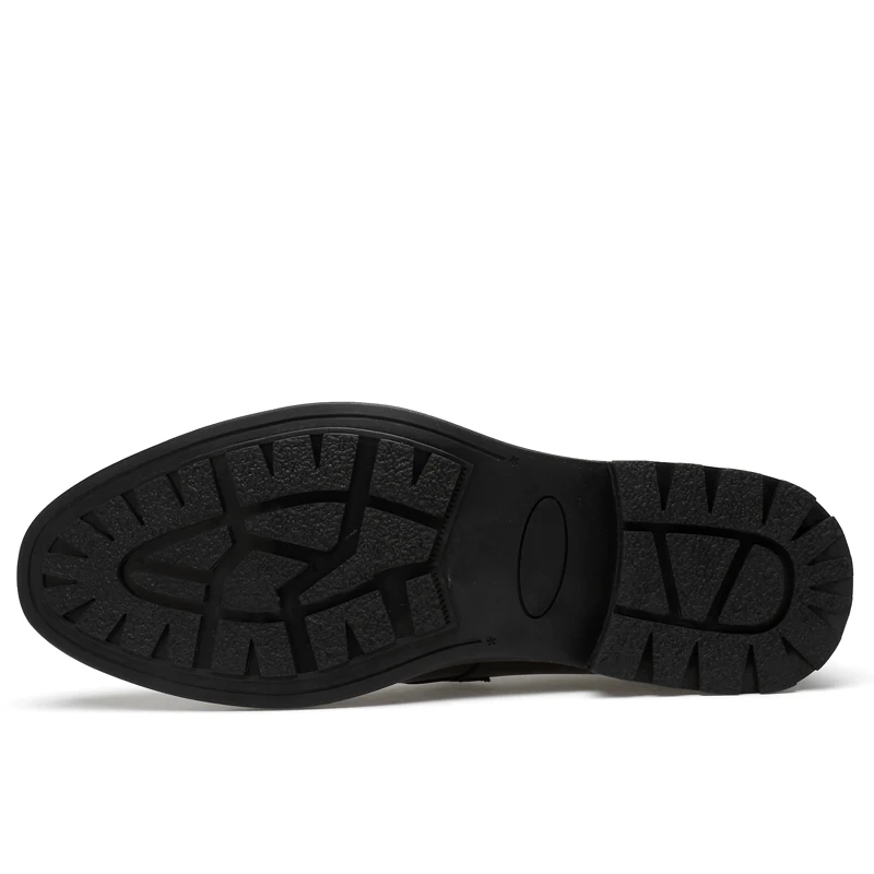 Мужские модельные туфли в деловом стиле классические кожаные без застежки