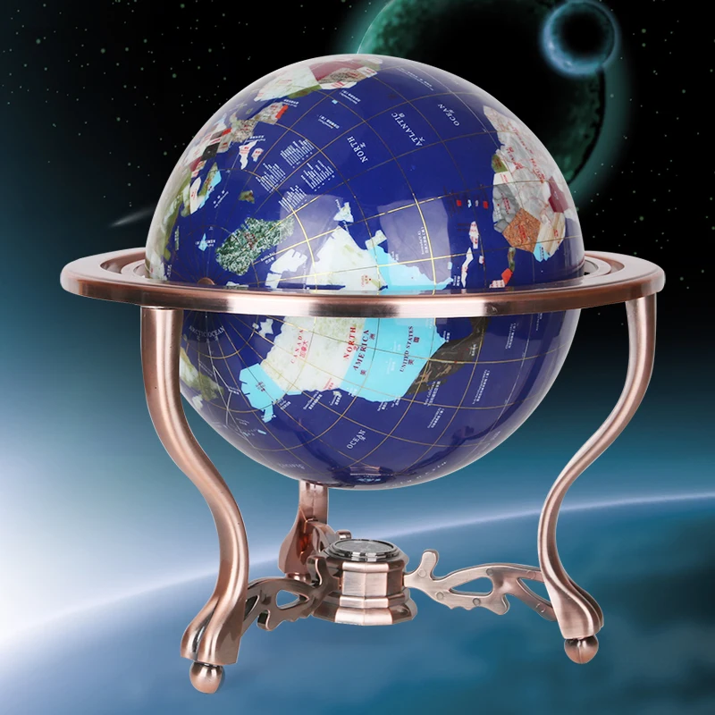 Большая Высококачественная статуя tellurion с 3D кристаллами 35 см 2021 для дома офиса