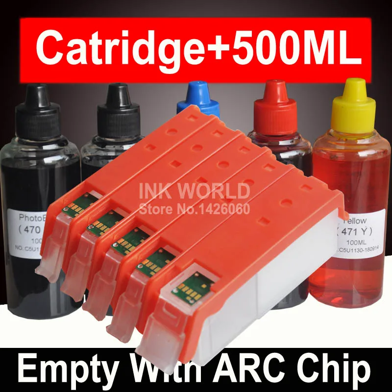 For Canon mx924 mx 924 Ink Cartridge Refill Refillable for Pixma With Permanent Chip PGI450 | Компьютеры и офис